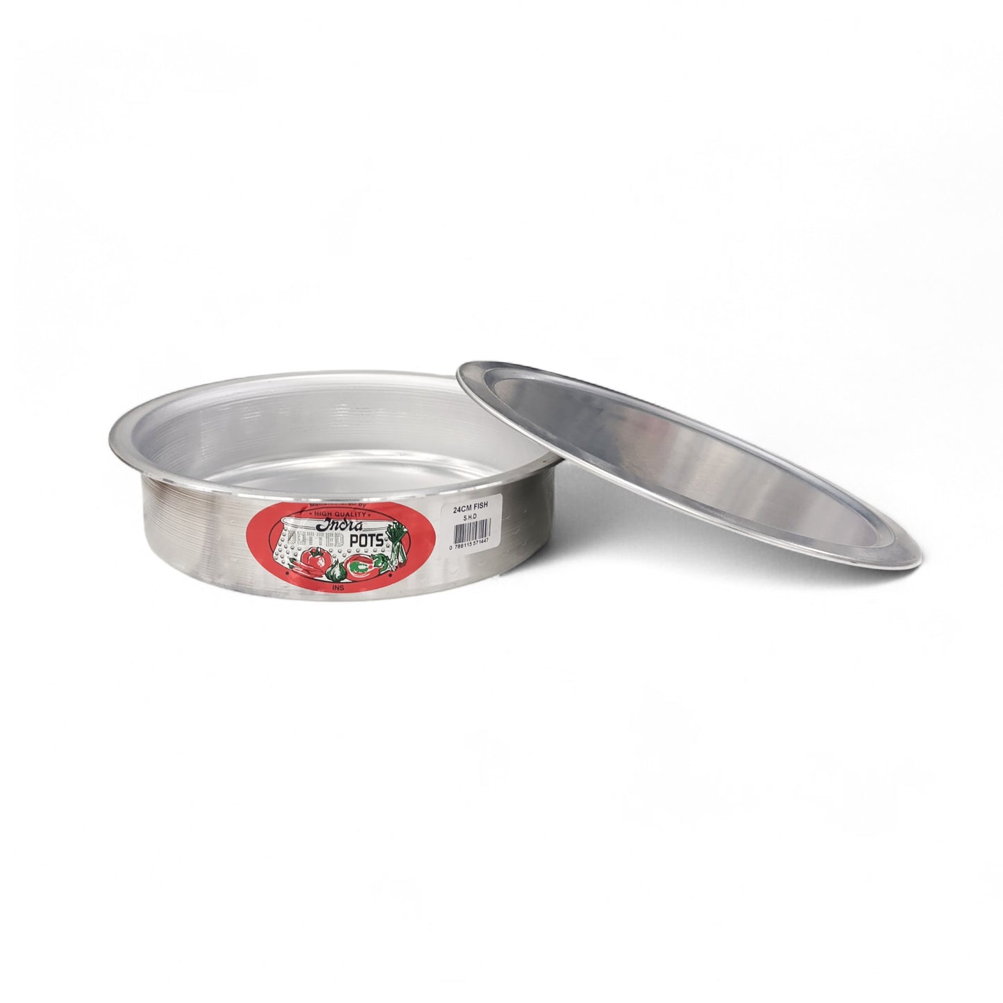 Kitchen Life 24cm Aluminium Fish Pot Silver