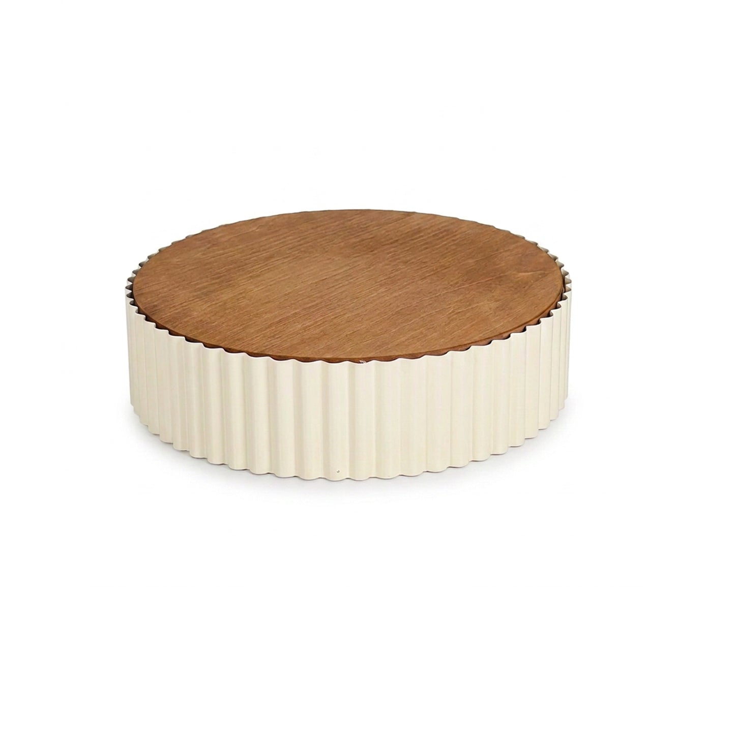 26cm Round Cake Stand Cream