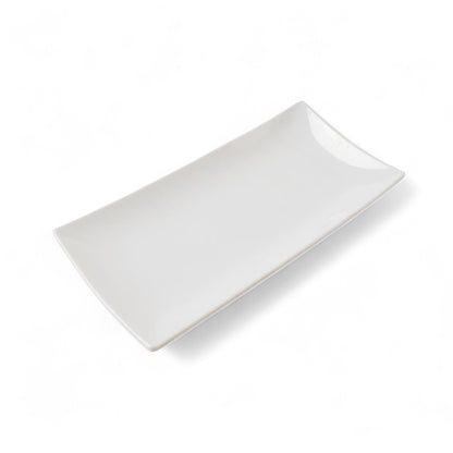 Kitchen Life Rectangular Serving Platter White