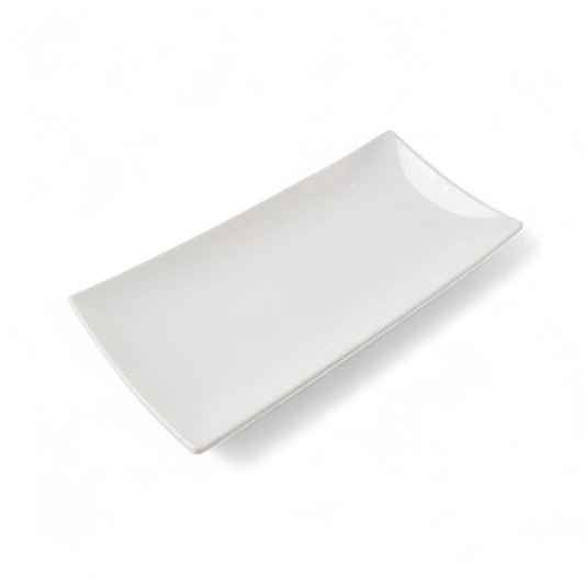 Kitchen Life Rectangular Serving Platter White
