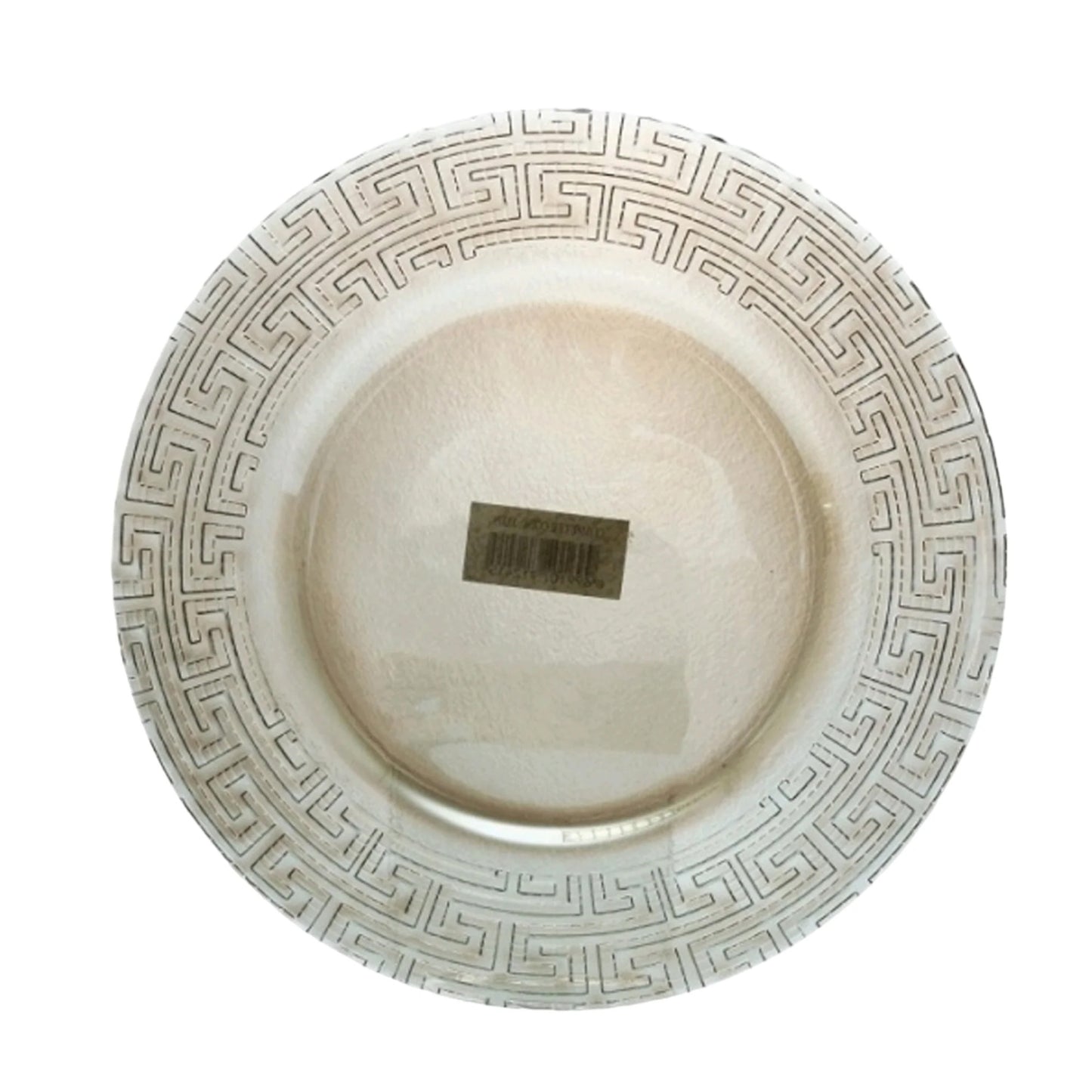 Kitchen Life Versace 21cm Round Smoked Plate Gold