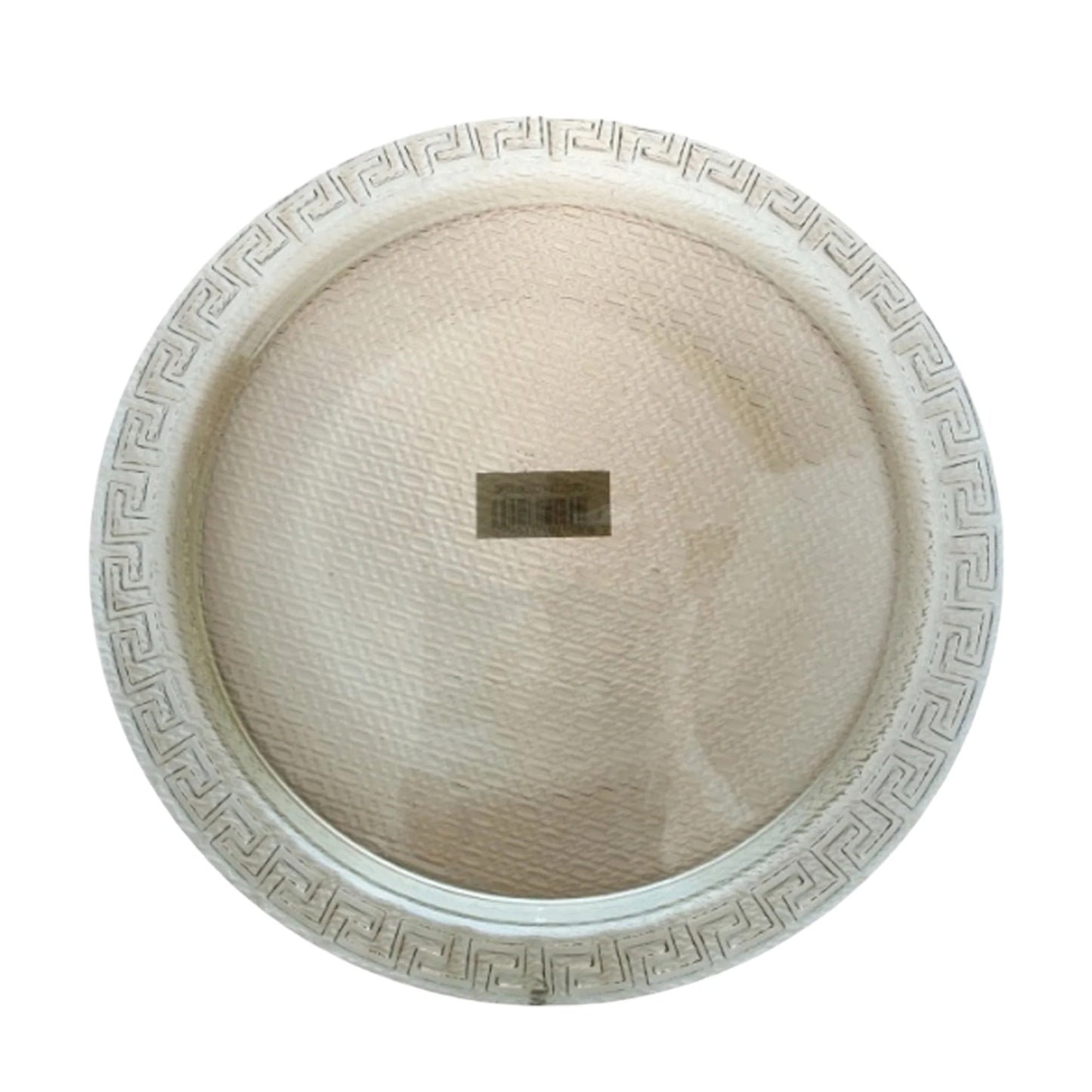 Kitchen Life 28cm Round Smoked Plate Gold