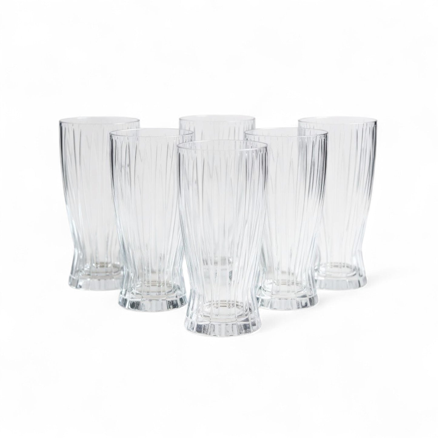 Kitchen Life 6 Piece Hiball Tumbler Set Clear