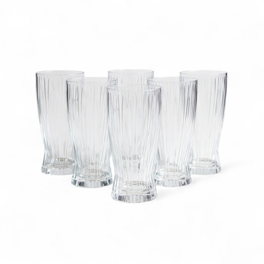 Kitchen Life 6 Piece Hiball Tumbler Set Clear