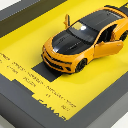 Die Cast Car Model Frame Yellow