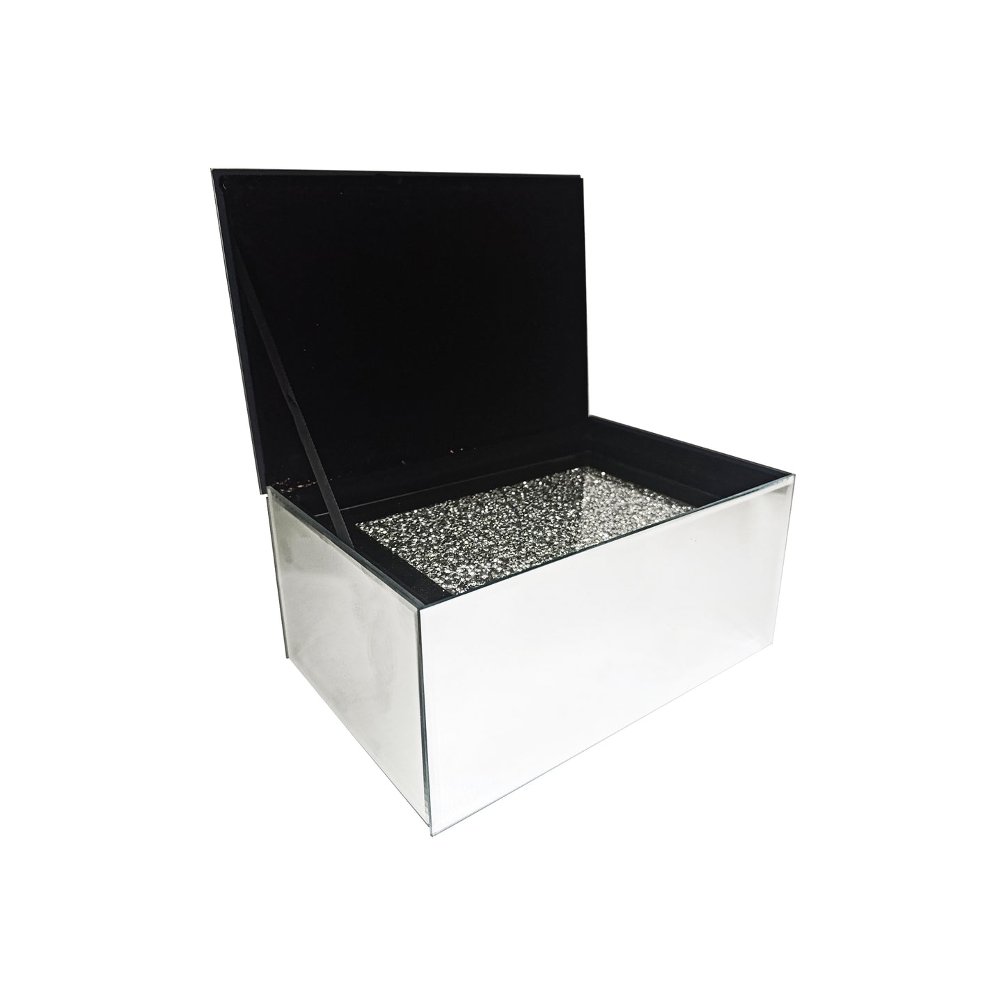 Exotic Designs 3 Piece Jewelry Box Silver