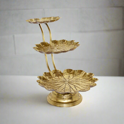 Urban Decor 3 Tier 40cm Display Stand Gold