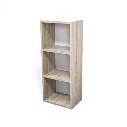 Exotic Designs 3 Tier Bookshelf Brown
