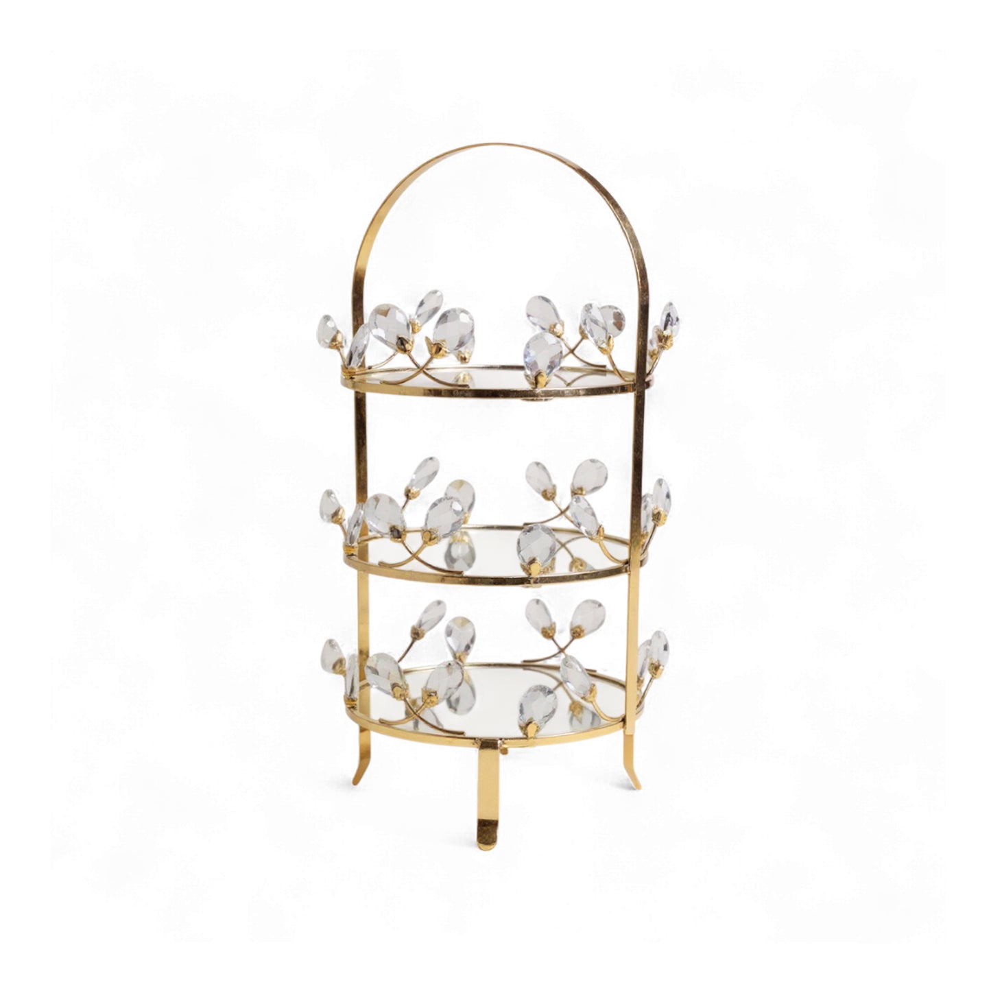 The Venice 3 Tier Cake Stand Gold