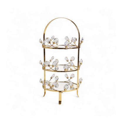 The Venice 3 Tier Cake Stand Gold