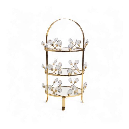The Venice 3 Tier Cake Stand Gold