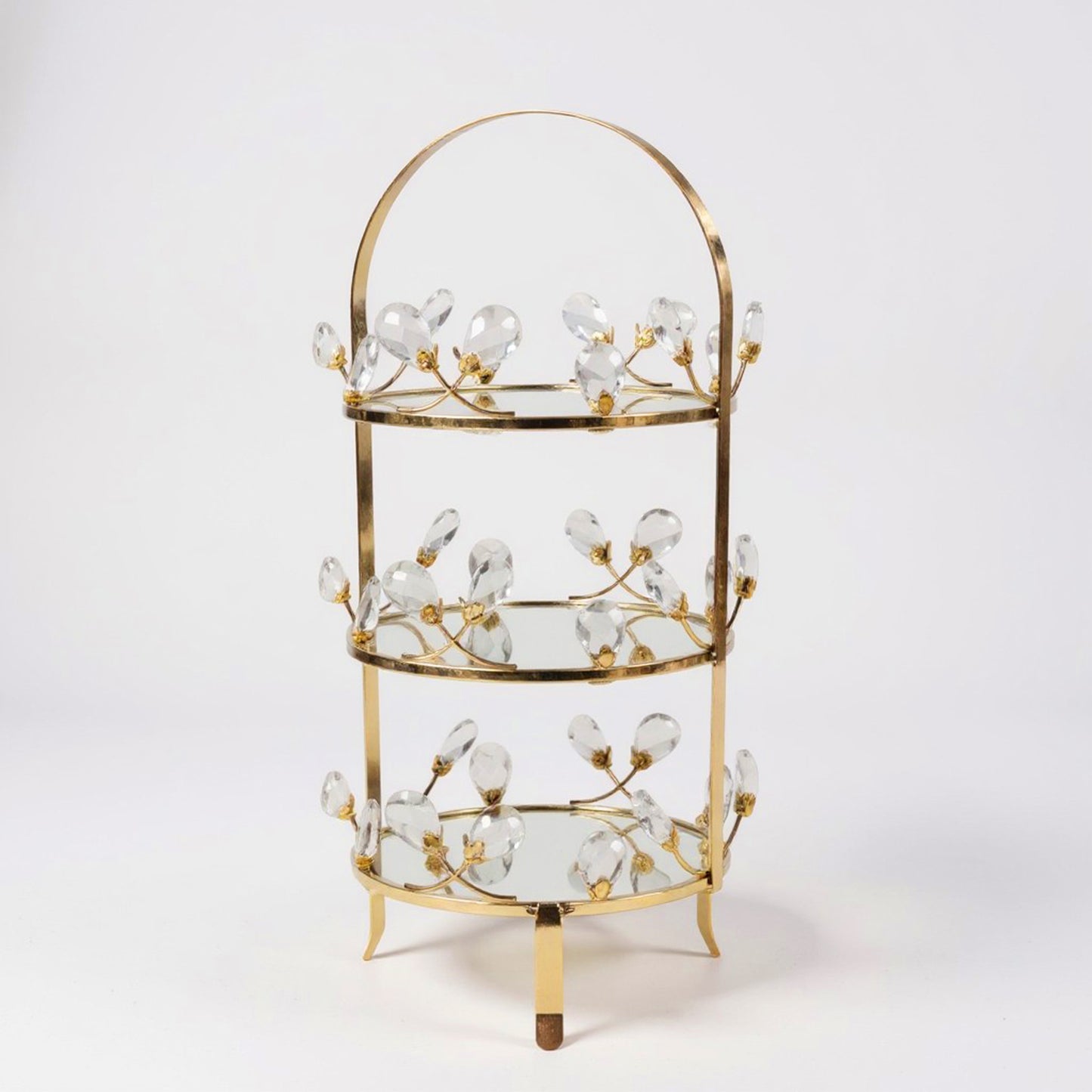 The Venice 3 Tier Cake Stand Gold