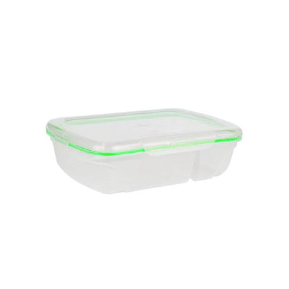 Otima 1.9Lt Flip-Top Lunch Box with Division Clear