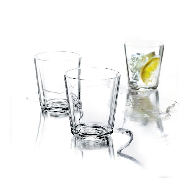 Kitchen Life 6 Piece 250ml Tumbler Set Clear