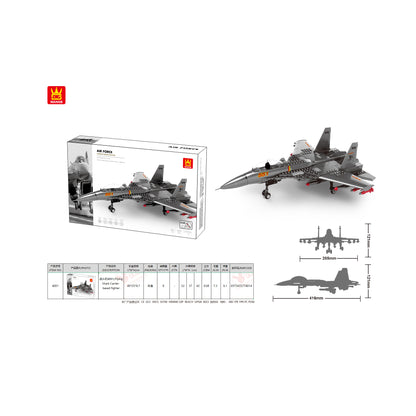 Wange Flying Shark 272 Piece Building Block Set