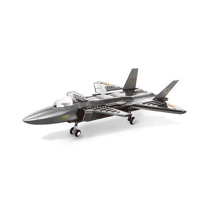 Wange Air Force Heavy Stealth Fighter 229 Piece Building Block Set