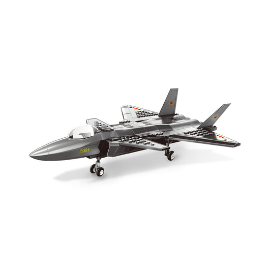 Wange Air Force Heavy Stealth Fighter 229 Piece Building Block Set