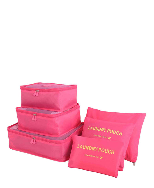 Urban Decor Cosmos Bag Laundry Travel Set - Pink