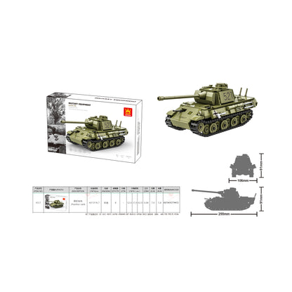 Wange Military Equipment 638 Piece Building Blocks Set