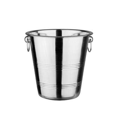 Kitchen Life 4Lt Stainless Steel Ice Bucket Silver