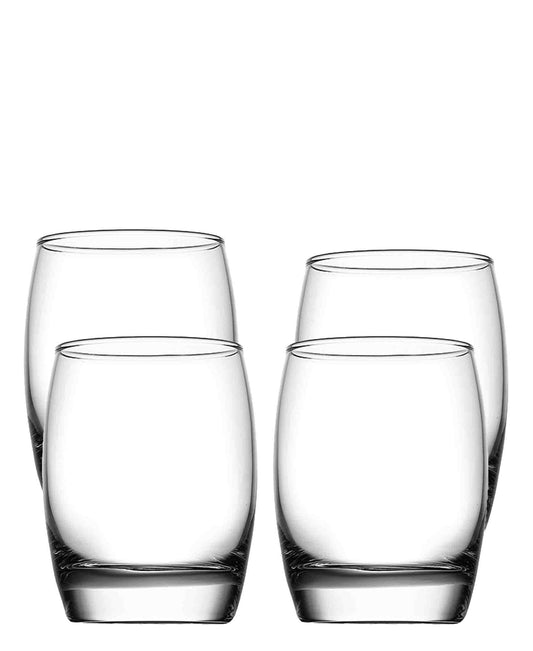 Kitchen Life 4 Piece 270ml Tumblers Set - Clear