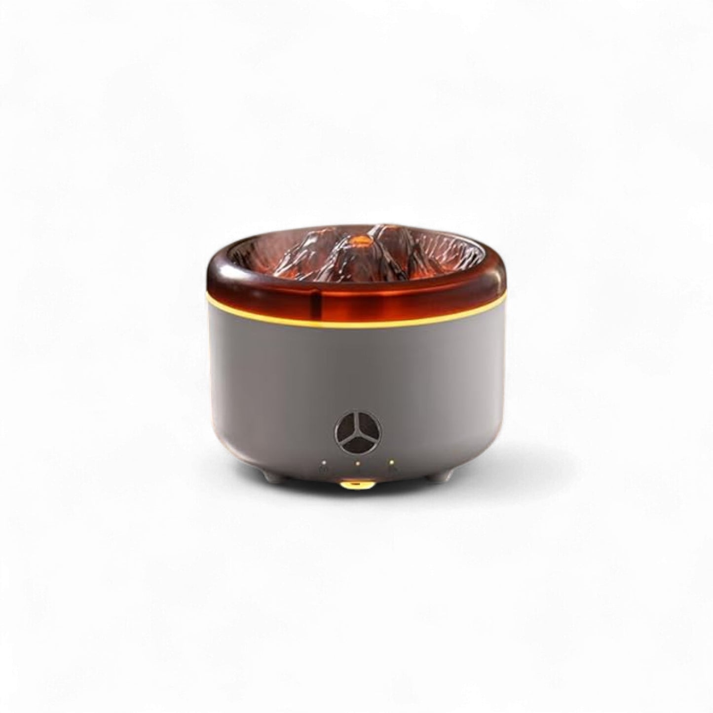 500ml Volcano Flame Diffuser Grey