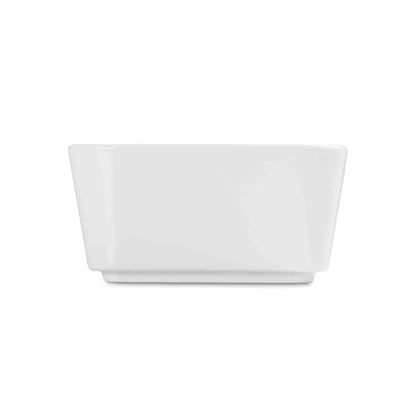 Blue Wave 14.5cm Contemp Square Cereal Bowl White