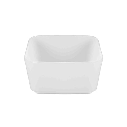 Blue Wave 14.5cm Contemp Square Cereal Bowl White