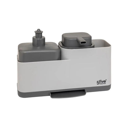 5Five Neo Soap Dispnser with Sponge Holder - Grey