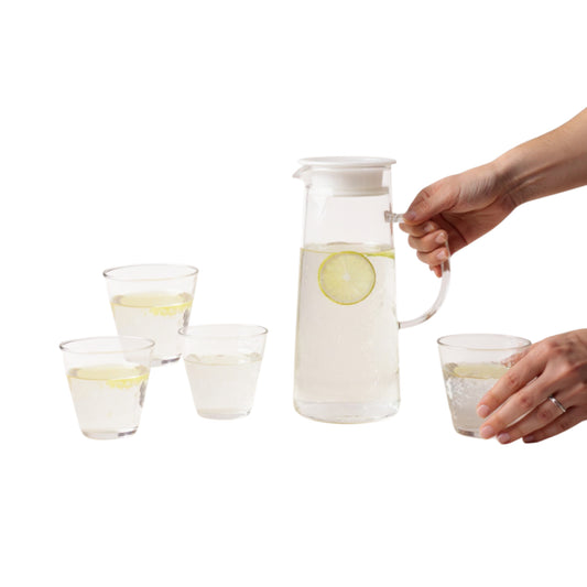 Kitchen Life 5 Piece Water Set Clear