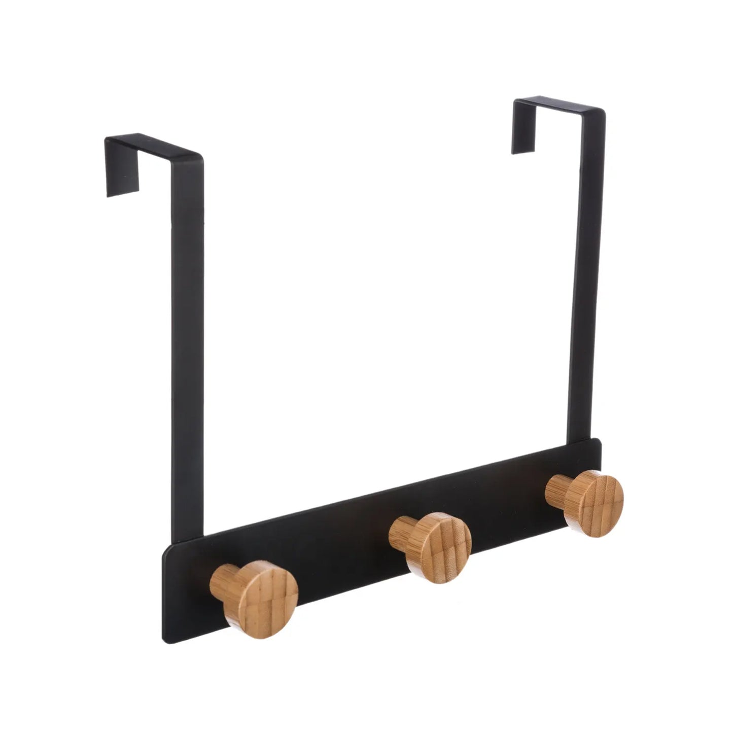 Five 3 Hook Coat Hanger Black