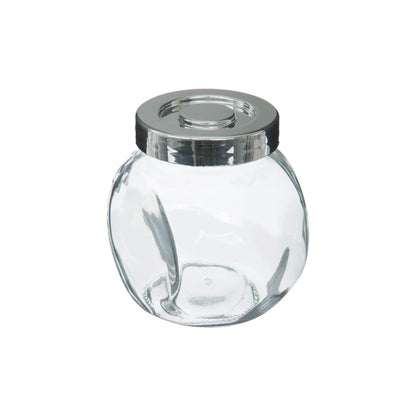 Five 4 Piece Spice Jar Set Clear