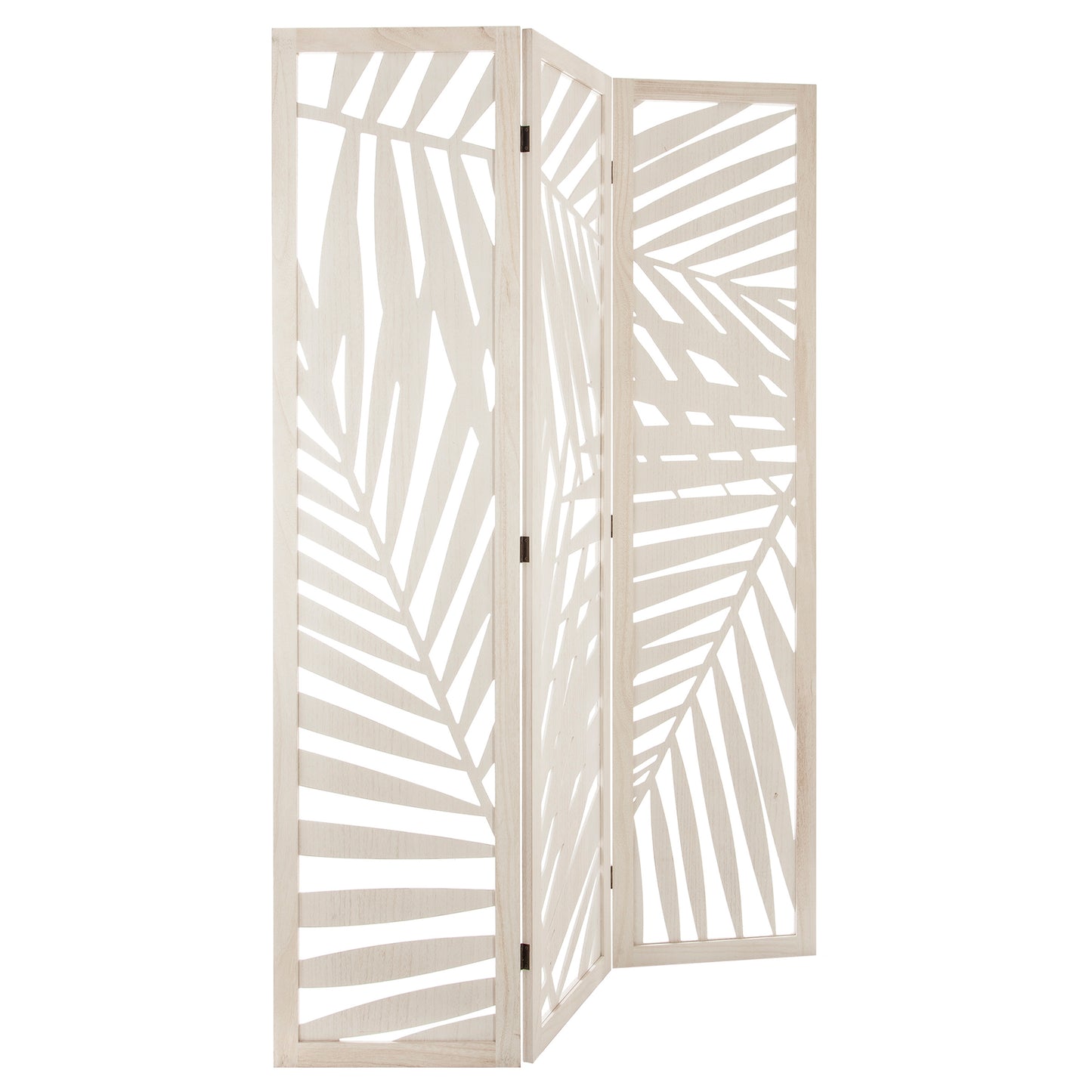 Atmosphera "Leaf" Folding Screen White