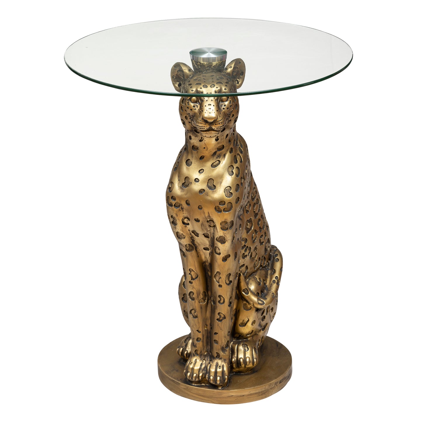 Atmosphera Leopard Coffee Table - Gold