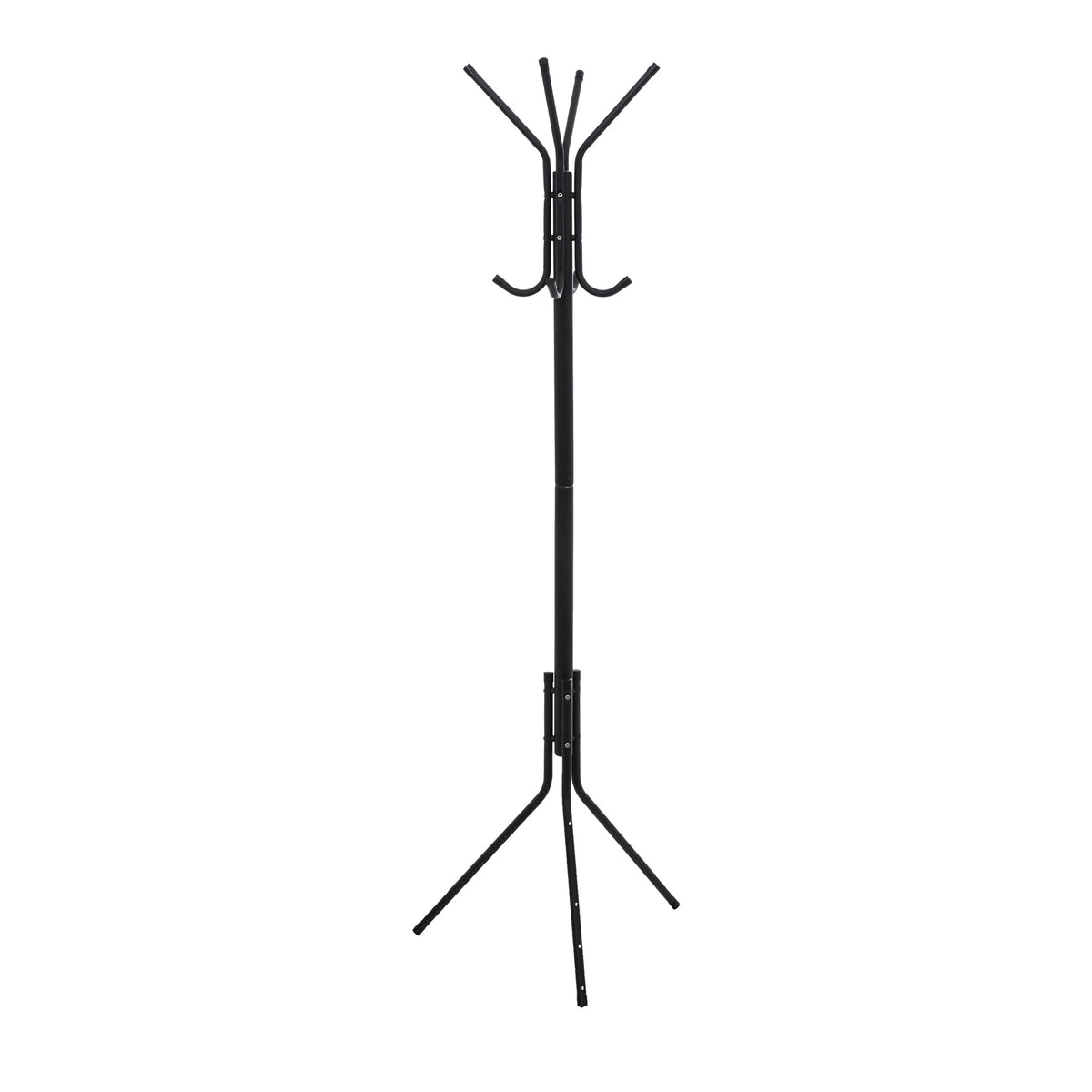 Five Coat Rack with 8 Metal Hooks Black – The Culinarium