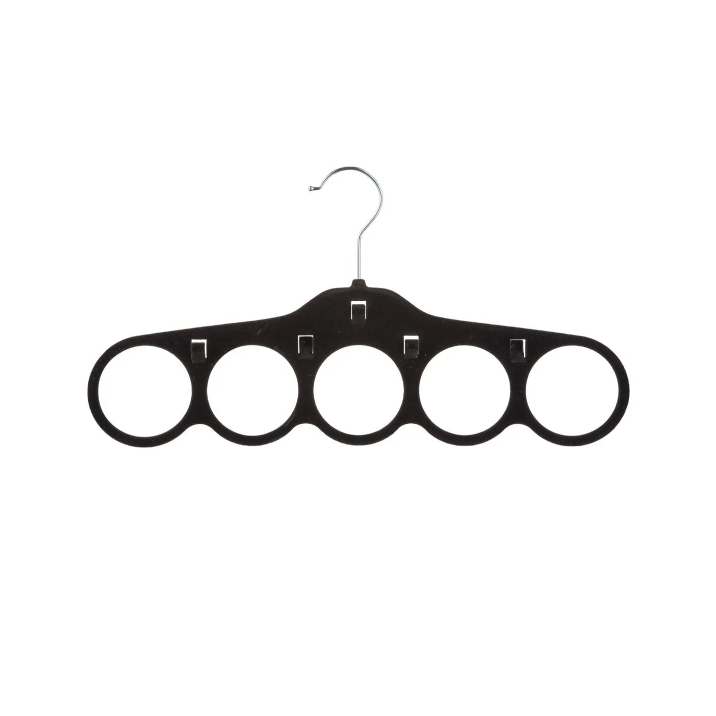 Five Velvet Scarf Hanger Black