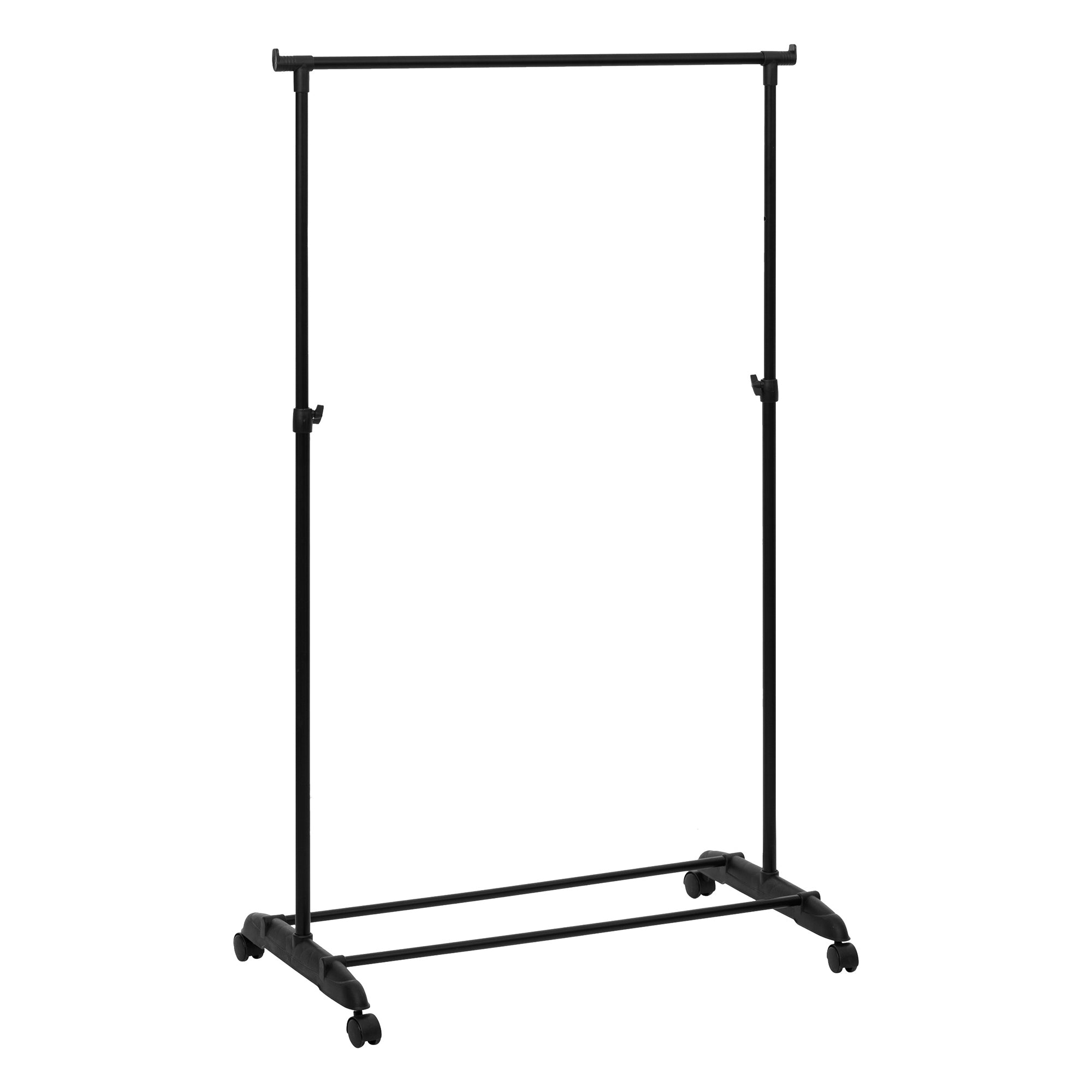 Five Single Garment Rack on Wheels Black – The Culinarium