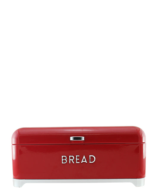 Retro Bread Bin - Red