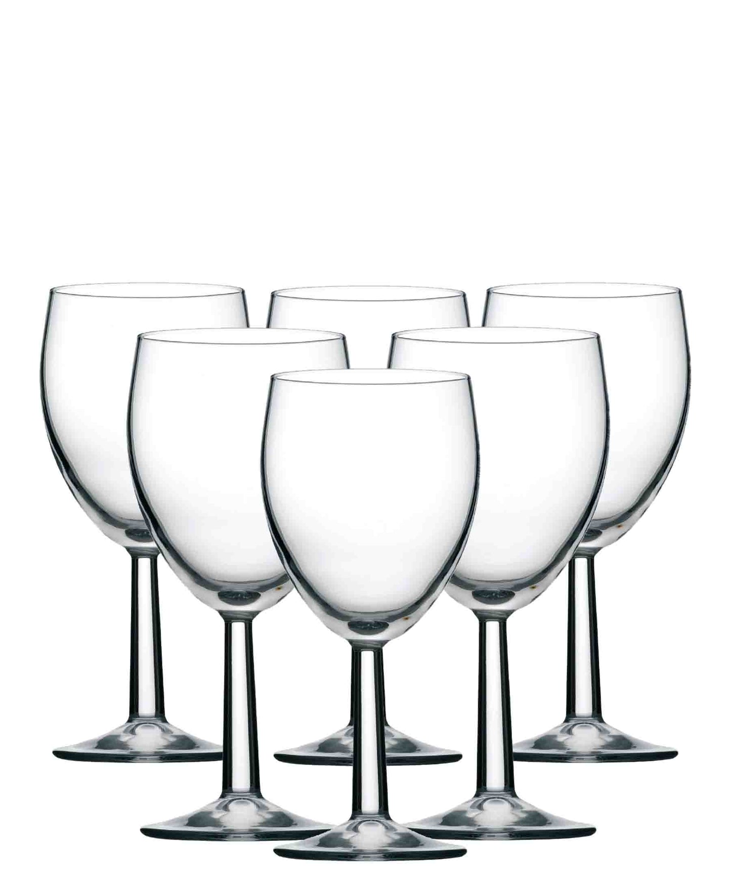 Kitchen Life 6 Piece 240ml Water Glass Set - Clear