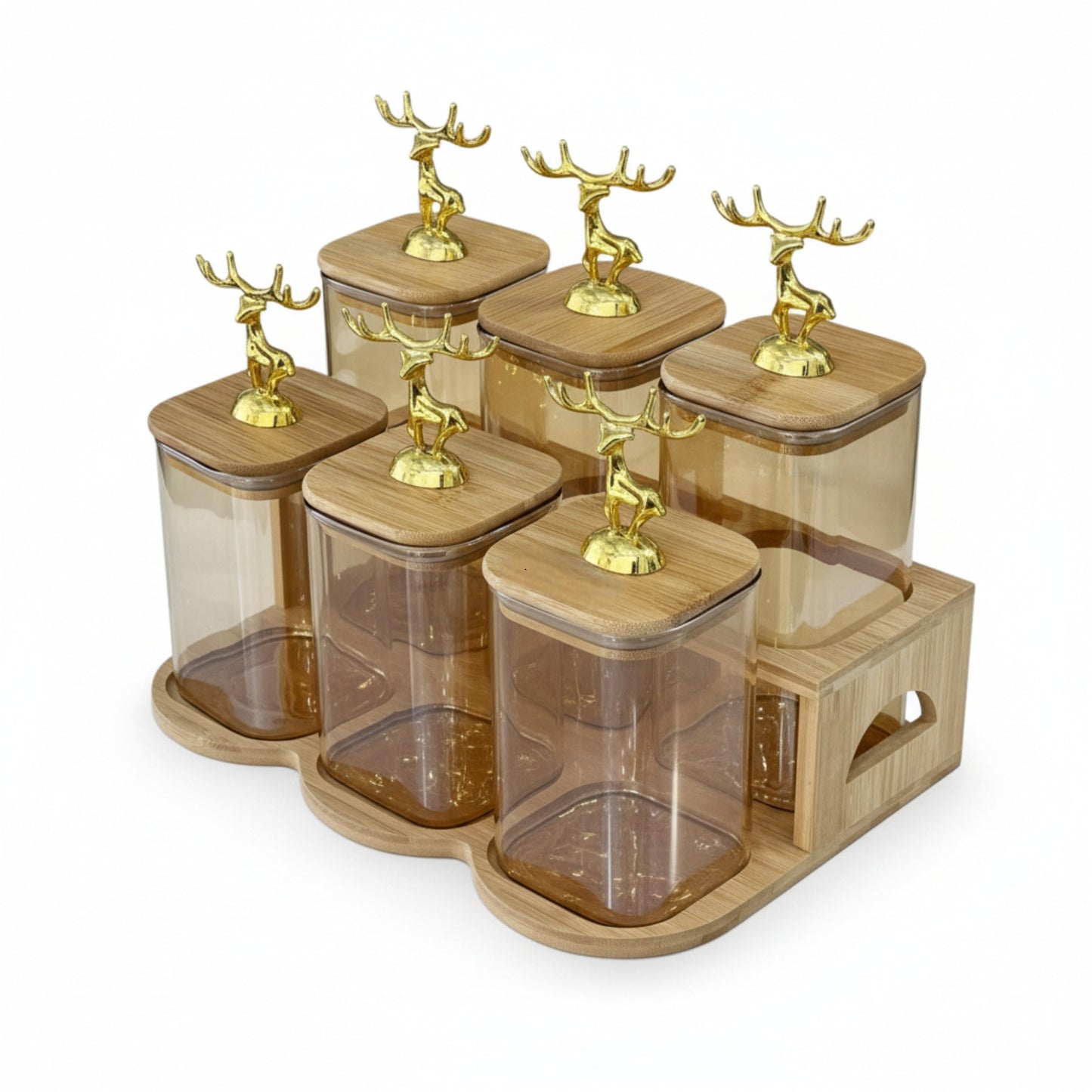 7 Piece Canister Set Clear