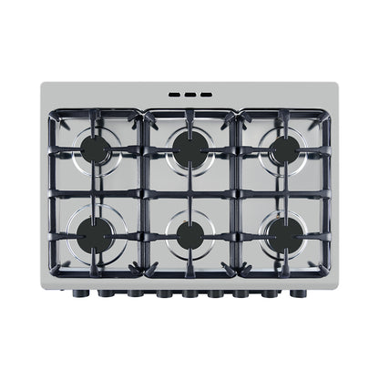 76 x 60cm Gas/Electric Stove Black