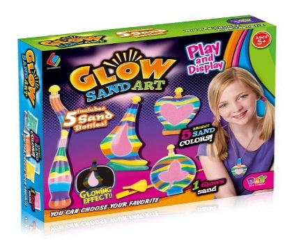 Glow Sand Art Kit Multicoloured