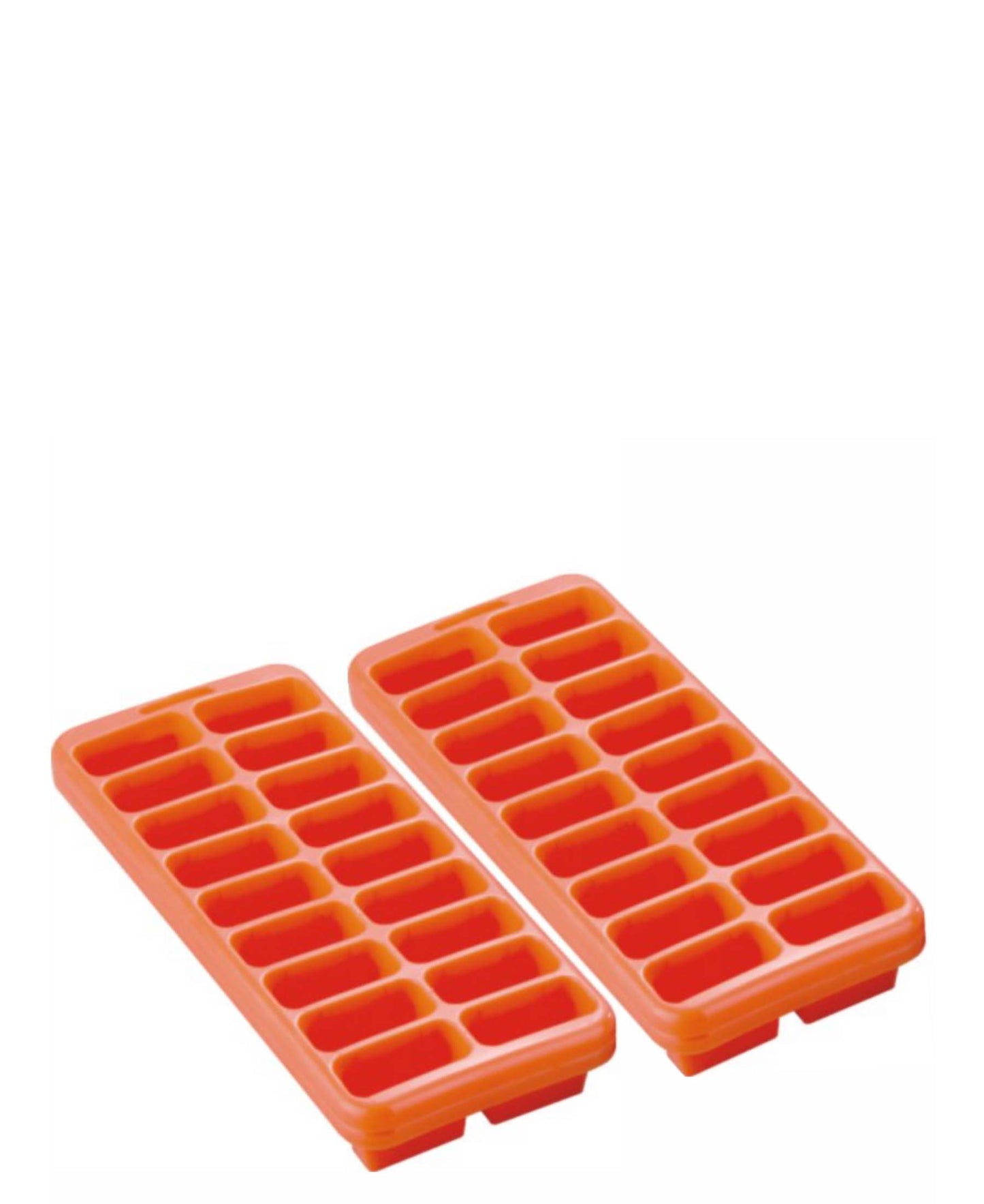 Kitchen Life 2 Piece Ice Cube Tray - Orange