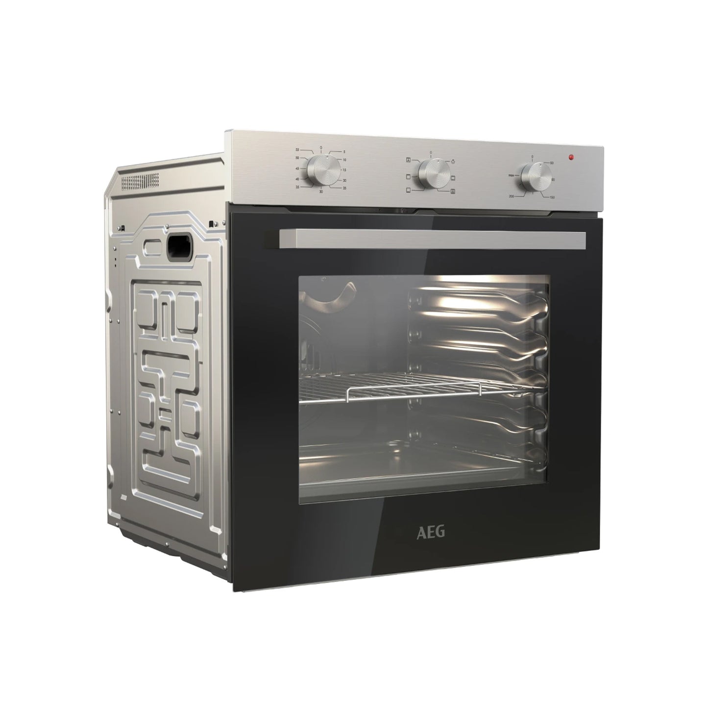 AEG 60cm Multifunction Fan Built-In Oven Black