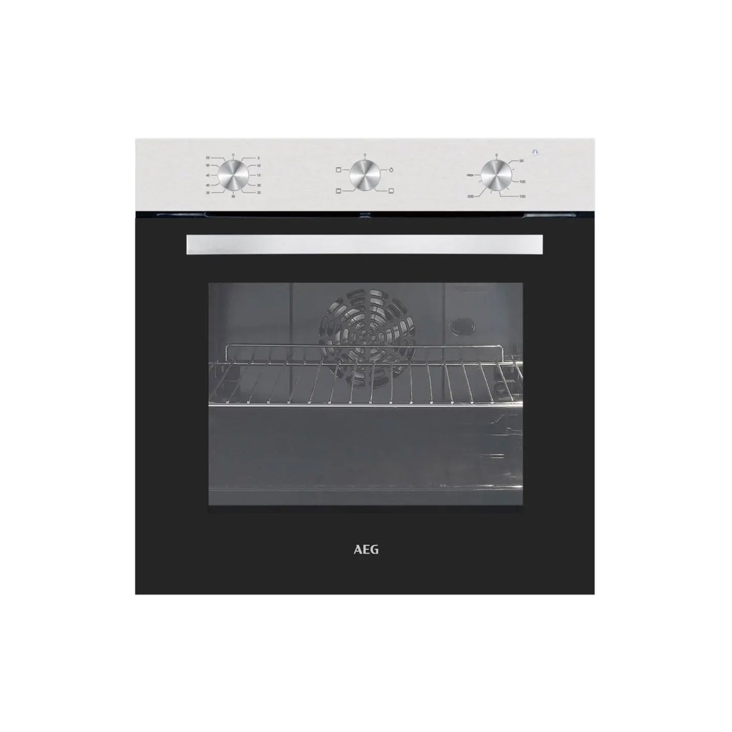 AEG 60cm Multifunction Fan Built-In Oven Black