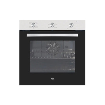 AEG 60cm Multifunction Fan Built-In Oven Black
