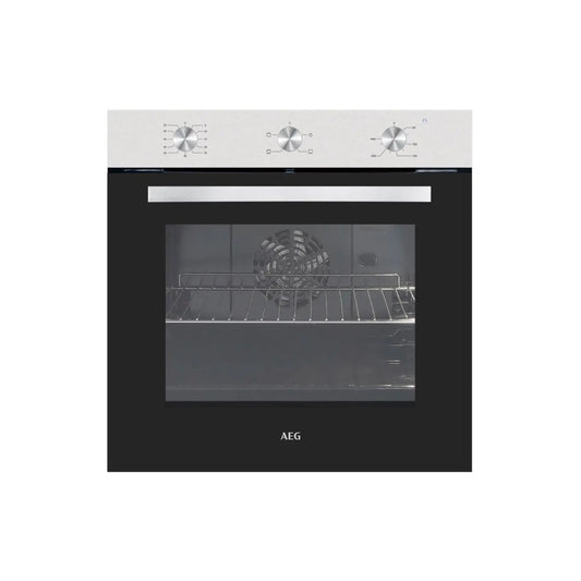AEG 60cm Multifunction Fan Built-In Oven Black