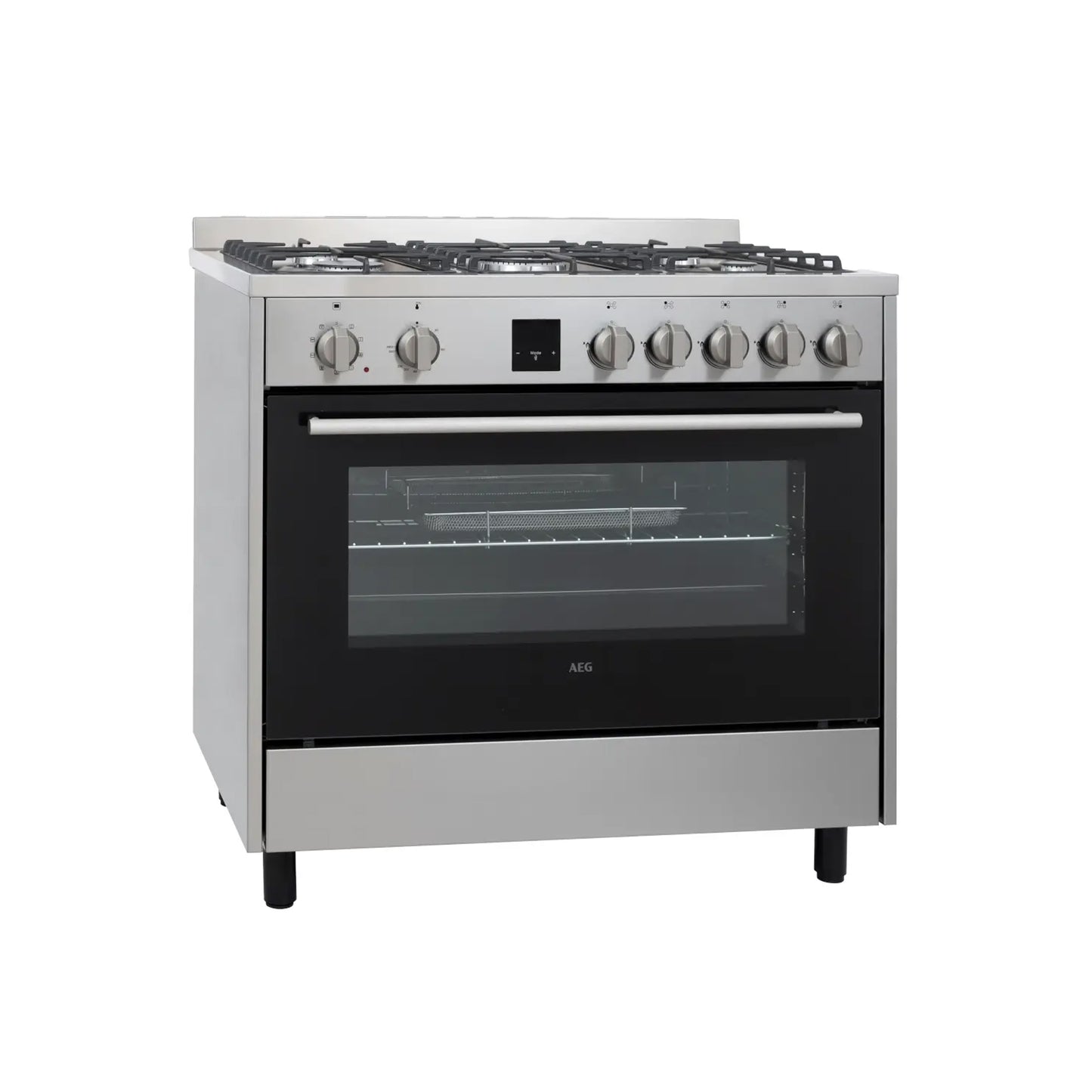 AEG 90cm Gas/Electric Cooker Stainless Steel
