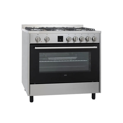 AEG 90cm Gas/Electric Cooker Stainless Steel