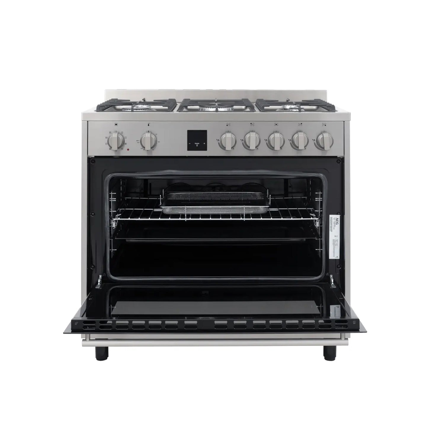 AEG 90cm Gas/Electric Cooker Stainless Steel